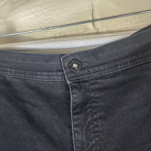 Style and Co. Denim Black Slim Leg Cotton Poly Span Stretch Jeans Size 20W - Picture 8 of 16